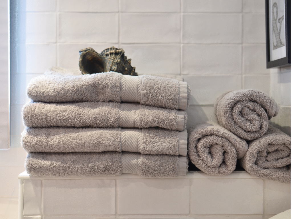 The good towels, waiting for guests who may or may not ever show up