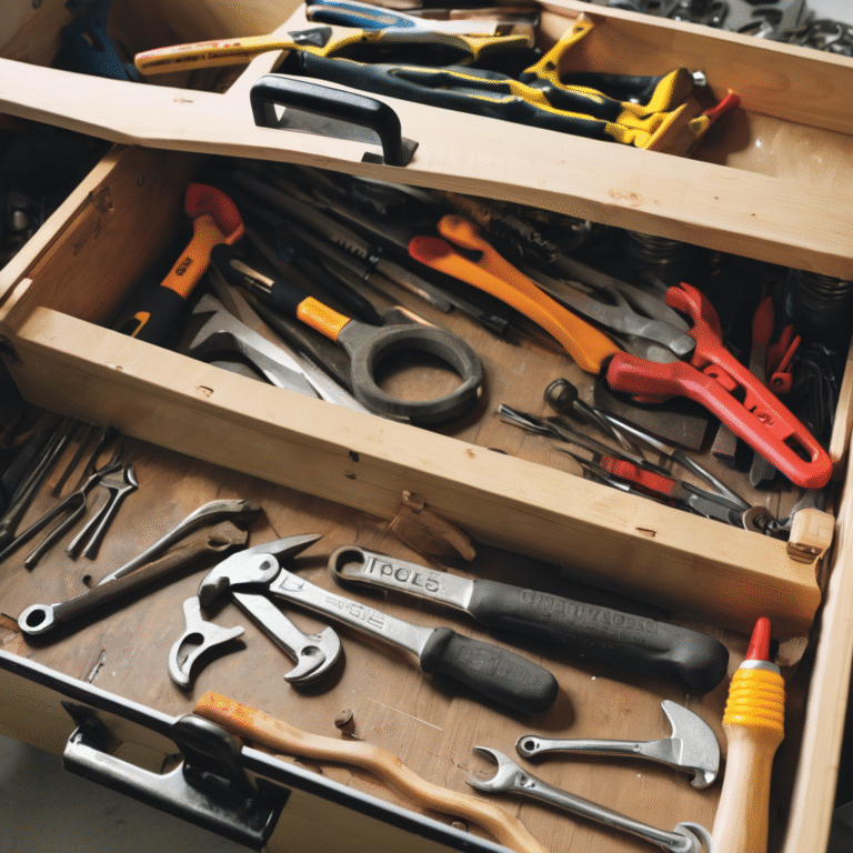 Open toolbox with scattered tools, representing unfinished DIY projects and lessons learned the hard way